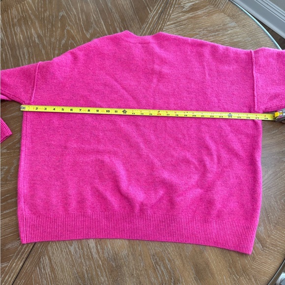 Vince Camuto Vibrant Pink Crew Neck Sweater - Picture 6 of 6